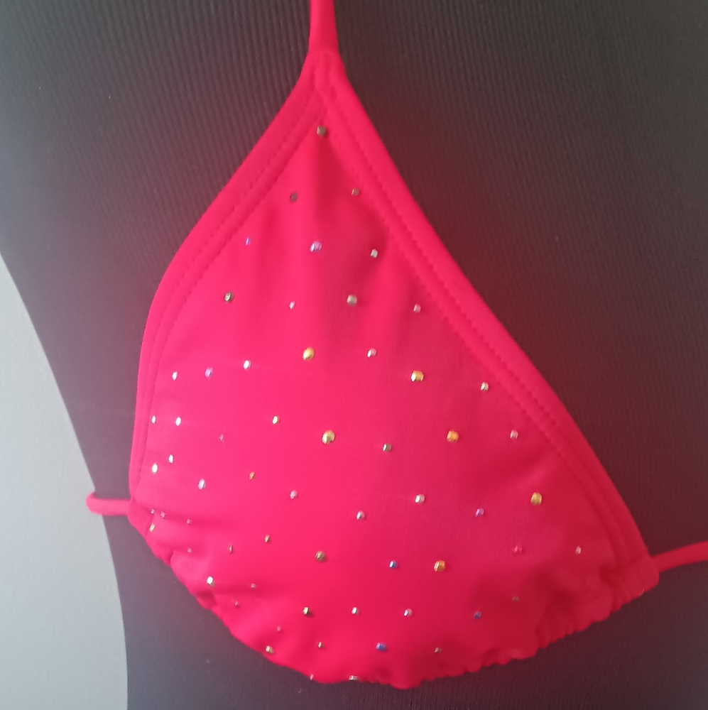 Red String Bikini Top - Picture 2 of 4